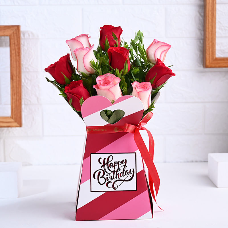 Chic Rose Birthday Box