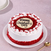 Childrens Day Red Velvet Cake