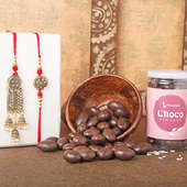 Choco Almonds Bhai Bhabhi Rakhi