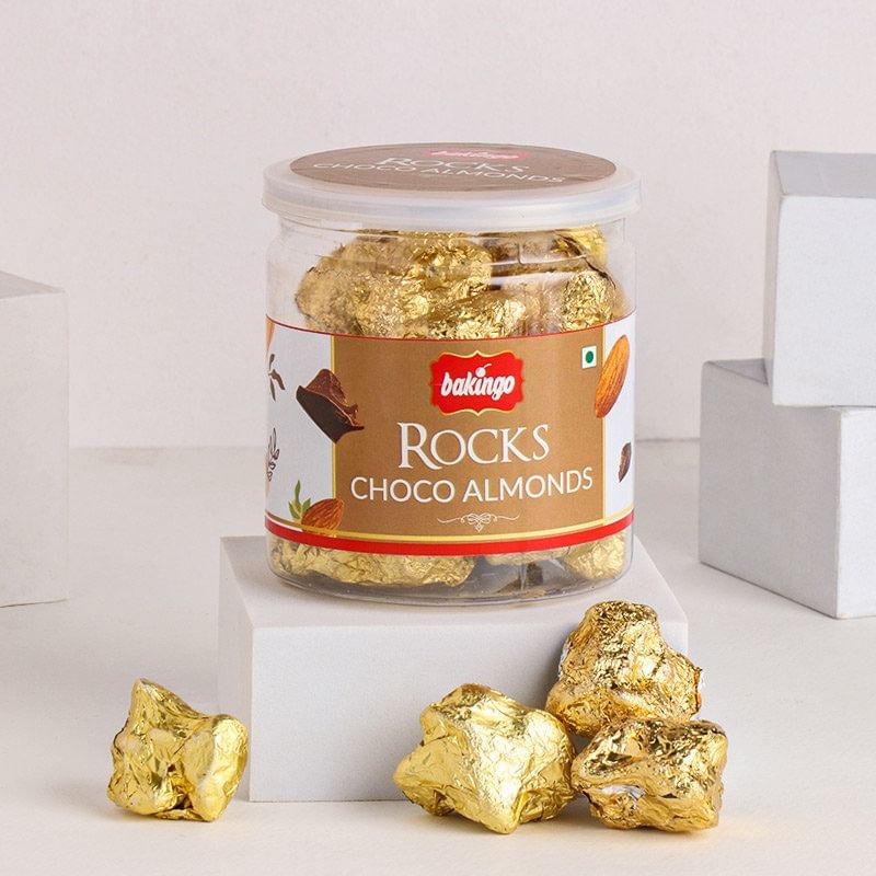 Choco Almonds Rocks 150Gm 