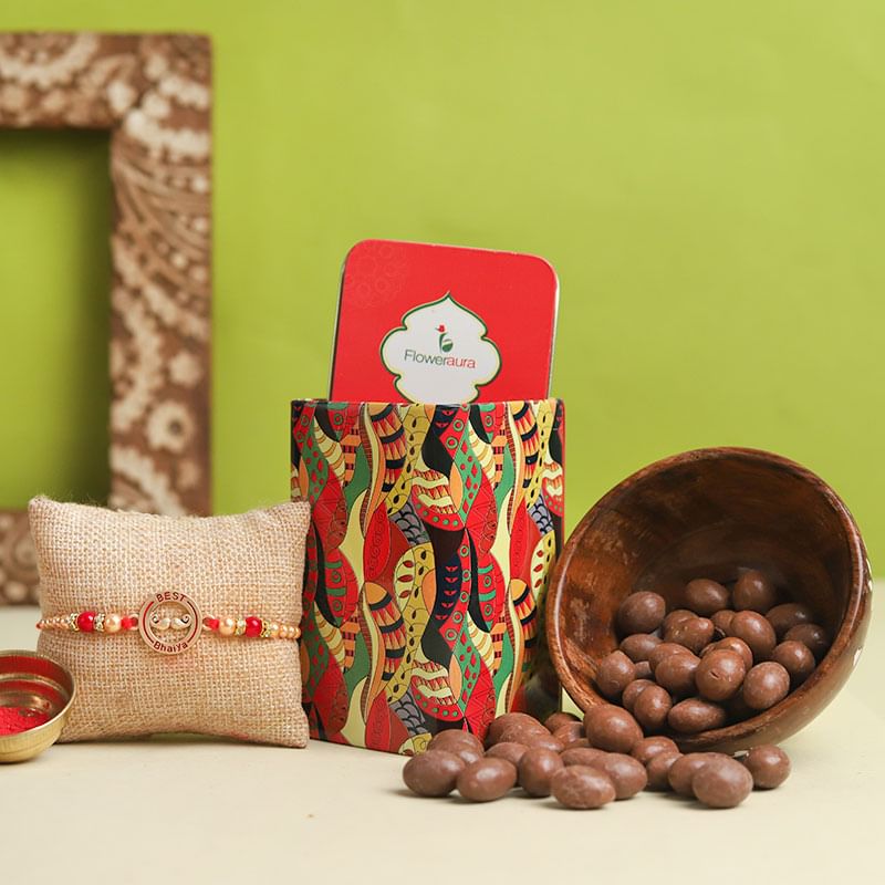 Choco Bro Rakhi With Choco Nuts 
