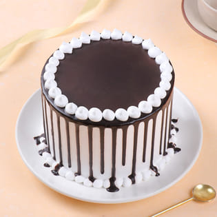 Choco Vanilla Eggless Cake