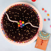 Rakhi with Chocolate Cake