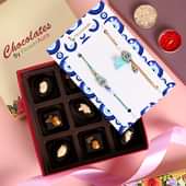 Choco N Luck Bhaiya Bhabhi Rakhi