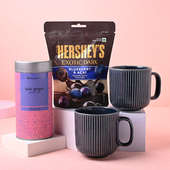 Choco N Tea Infusers Cup Set: Gift Hamper for Him