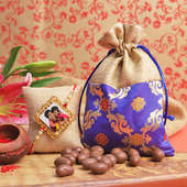 Choco Nuts Custom Rakhi
