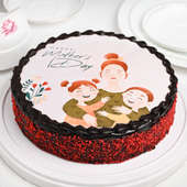 Mother's Day Special Poster Red Velvet Chocolate Cake