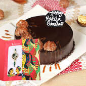 Ferrero Rocher Cake with Rakhi