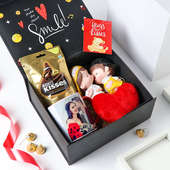 Choco Showpiece With Mug Card Plushy In Box Personalise Gift for Valentine