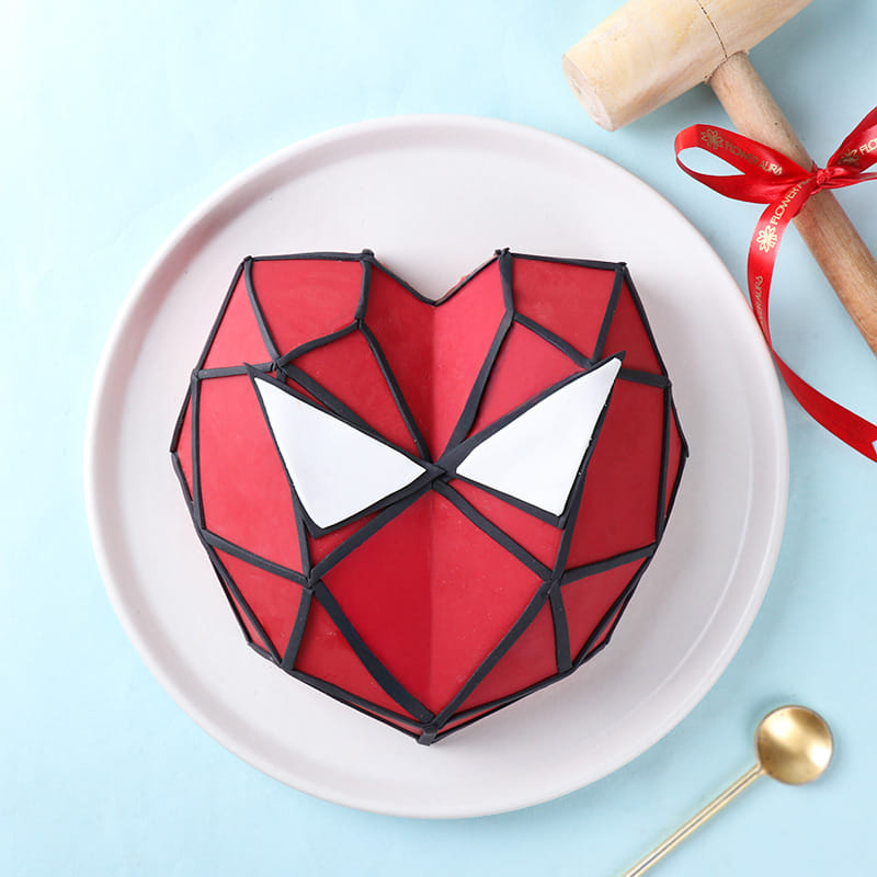 Choco Spidy Pinata Cake