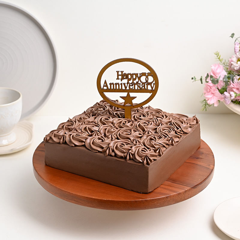 Chocolate Bliss Anniversary Cake