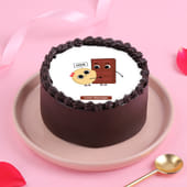 Flirty Slice Red Velvet Bento Cake