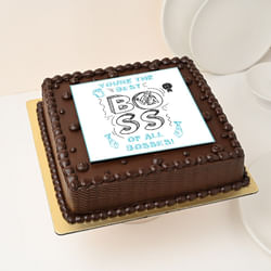 Chocolate Decadence Boss Day Cake