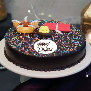 Diwali Chocolate Cake