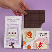 Chocolate Diary N Bookmark Valentines Gift Box