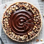 Chocolate Hazelnut Tart Cake