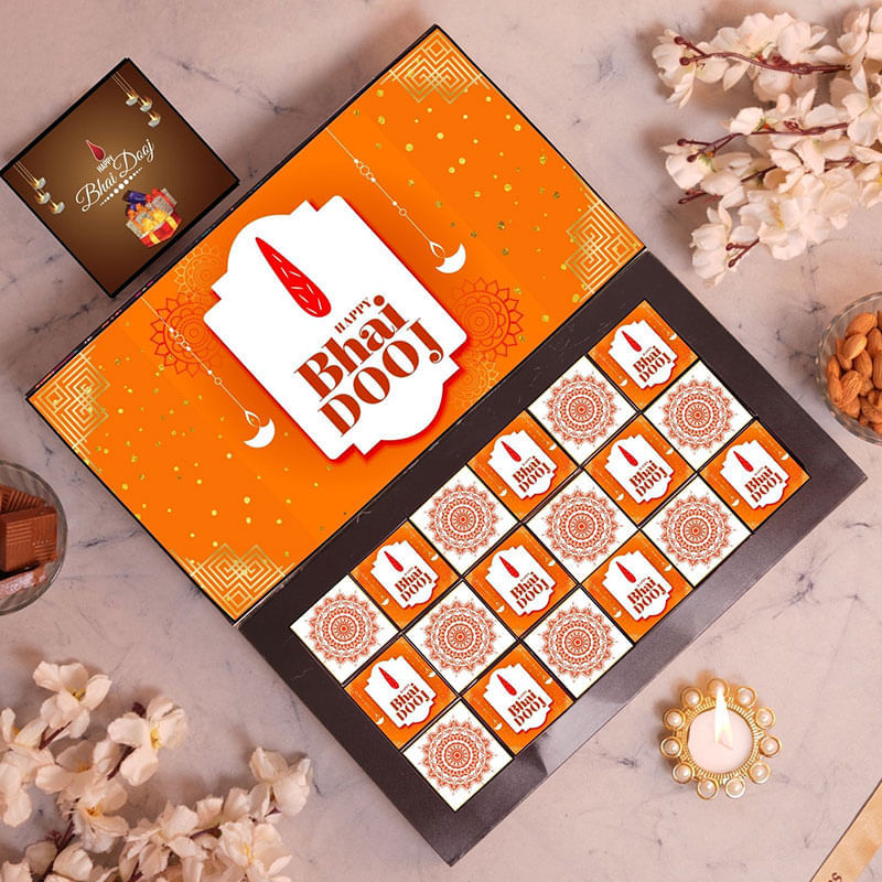 Chocolate N Greeting Gift Box For Bro