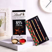 Chocolate N Pearl Rakhis - Send Rakhi to USA