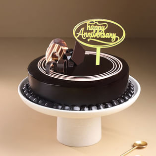 Chocolate Truffle Anniversary Cake