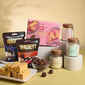 Chocolates with three Candles and Patisha - Bhai Dooj Gifts for Brother