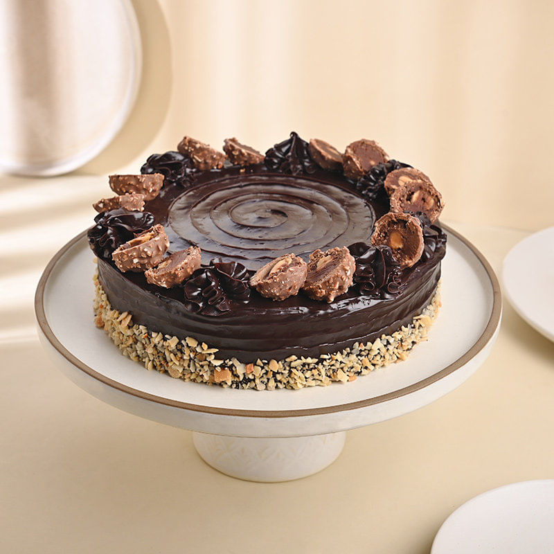 Chocolatey Ferrero Rocher Cake