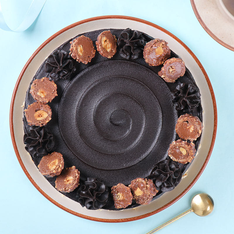 Chocolatey Ferrero Rocher Cake