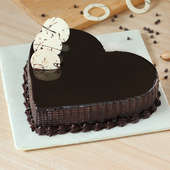 Chocolaty Pleasure Valentines Day Cake