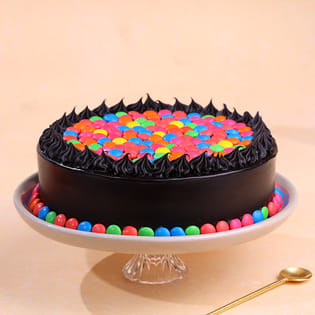 Order Online Eggless Choco Gems Cake