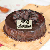 Choco Truffle Christmas Cake