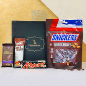 Delightful choclate gift box- Online choclate hampers