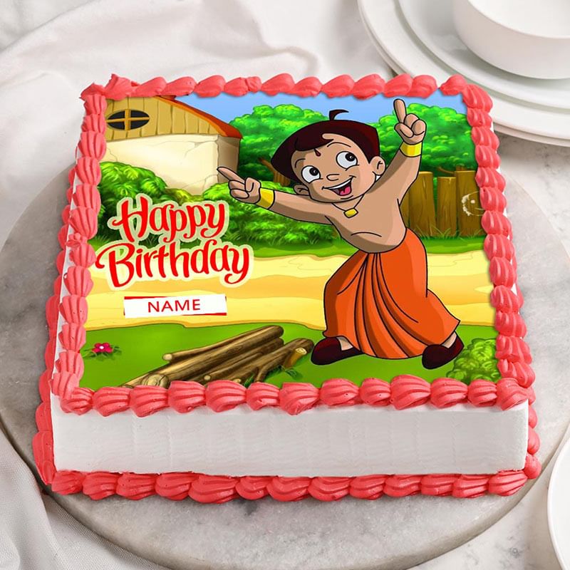 Chota Bheem Photo Cake