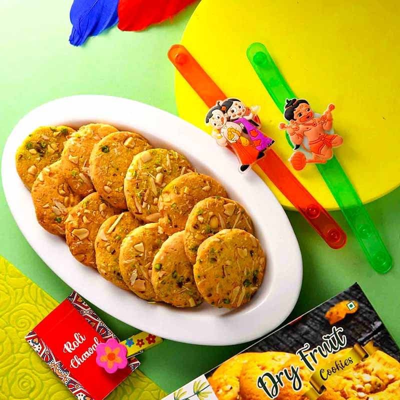 Chota Bheem Rakhi & Cookie Combo