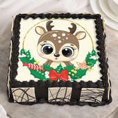 Special Christmas Chocolate Poster Cake