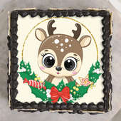 Christmas Bliss Chocolate Poster Cake