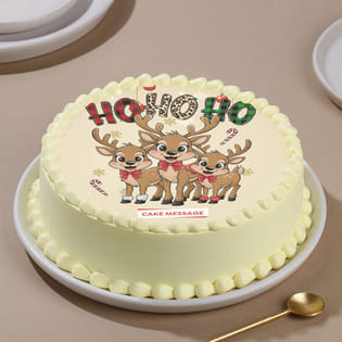 Christmas Cheer Reindeer Cake