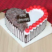 Heart Shape Christmas Cake