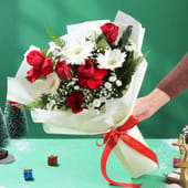 Christmas Garland Cake n Merry Bloom Combo