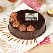 Chocolate Ferrero Rocher Christmas Cake