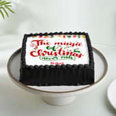 Christmas Magic Photo Cake