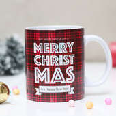 Christmas Check Coffee Mug