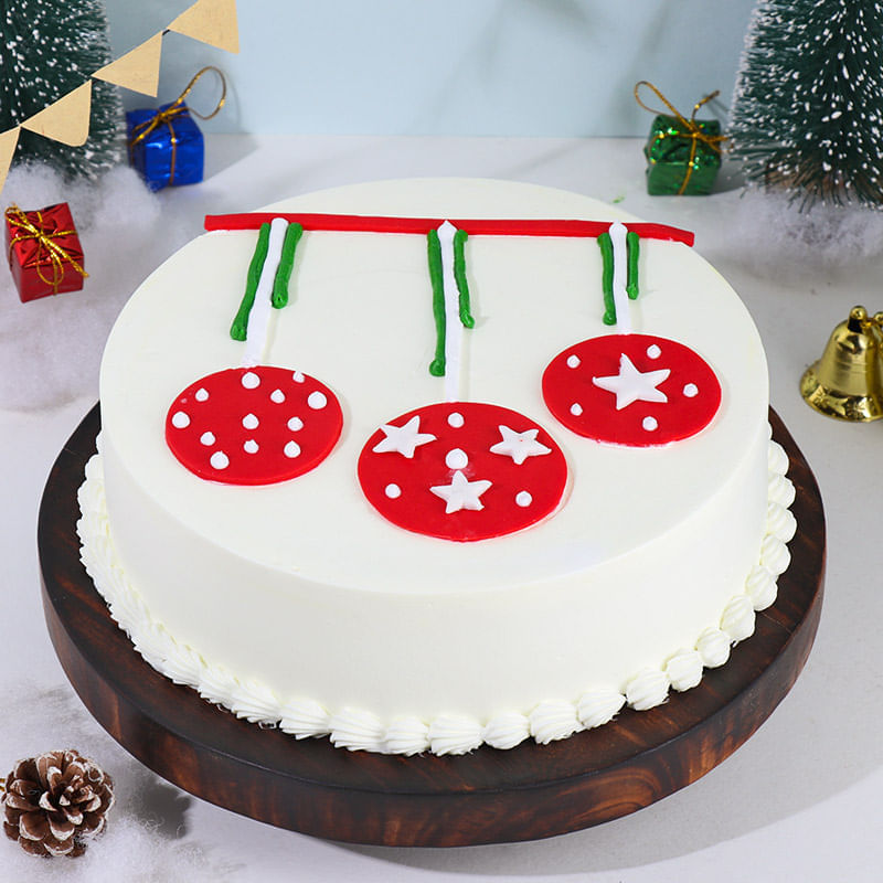 Christmas Ornament Cake