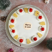 Christmas Pineapple Cake With Cherries