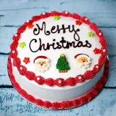 Red Velvet Christmas Cake