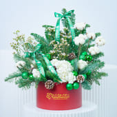 Christmas Snowy Blooms Box