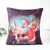 Jolly Santa Team Cushion