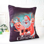 Front View of Christmas Special Print Cushion