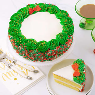 Christmas Special Wreath Cake