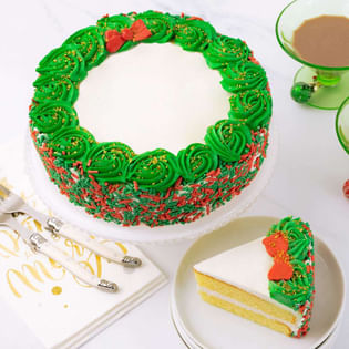 Christmas Special Wreath Cake