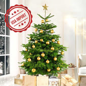 Christmas Tree With Golden Decorations
