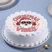 Jolly Santa Christmas Cake